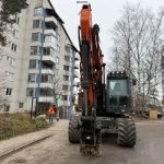 Wheel excavator Doosan DX165W-5 Wheeled excavator (VIDEO) DOOSAN Wheel excavator 2018