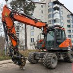 Wheel excavator Doosan DX165W-5 Wheeled excavator (VIDEO) DOOSAN Wheel excavator 2018